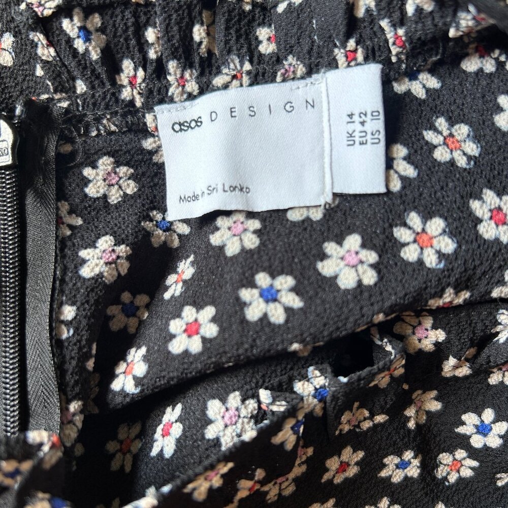 Floral Ruffle Mini Dress - Picture 6 of 7